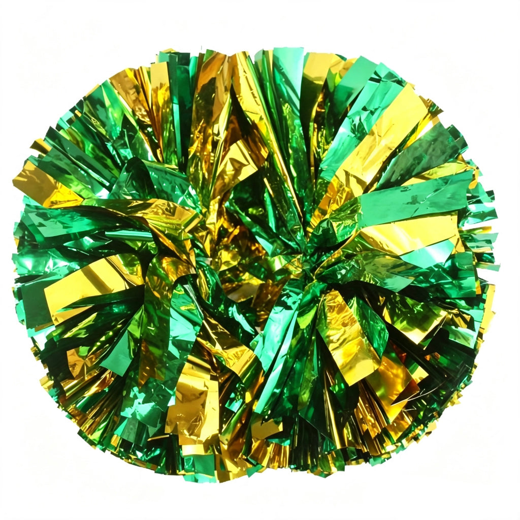 6'' Metallic Cheer Pom Poms 2PCS