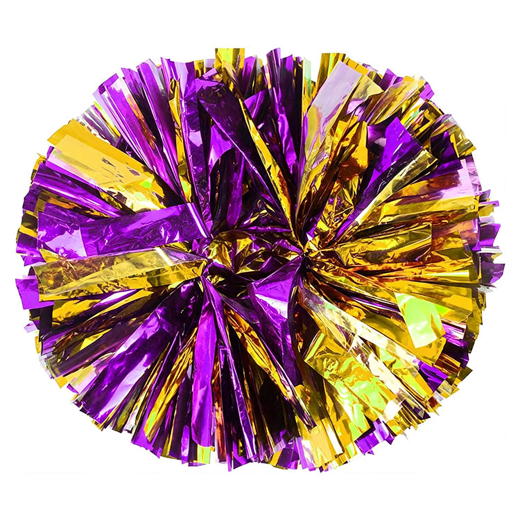 6'' Metallic Cheer Pom Poms 2PCS