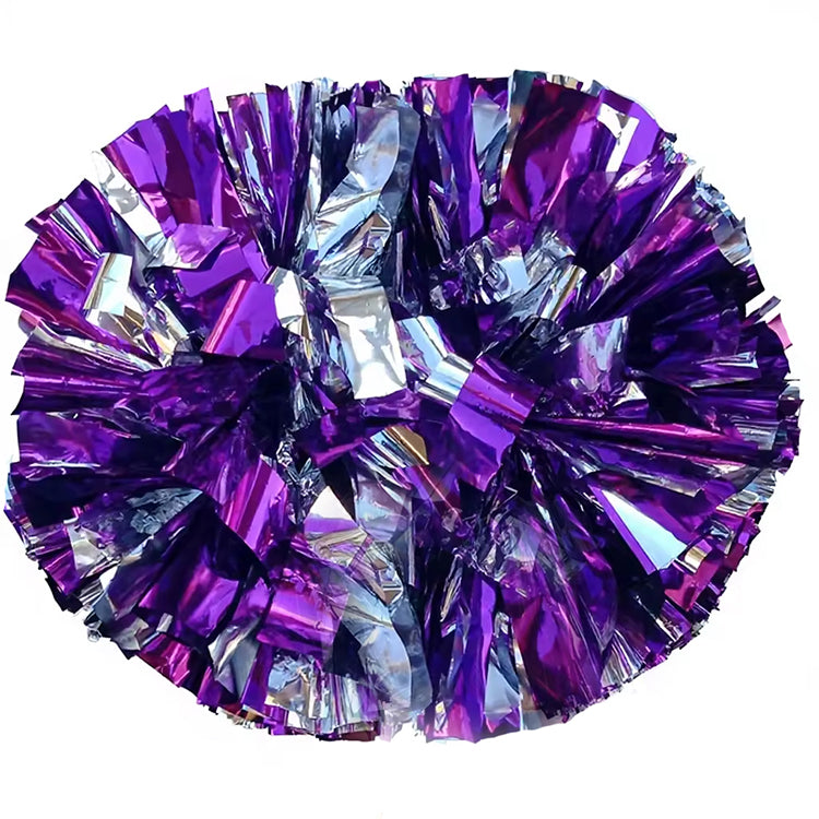 6'' Metallic Cheer Pom Poms 2PCS