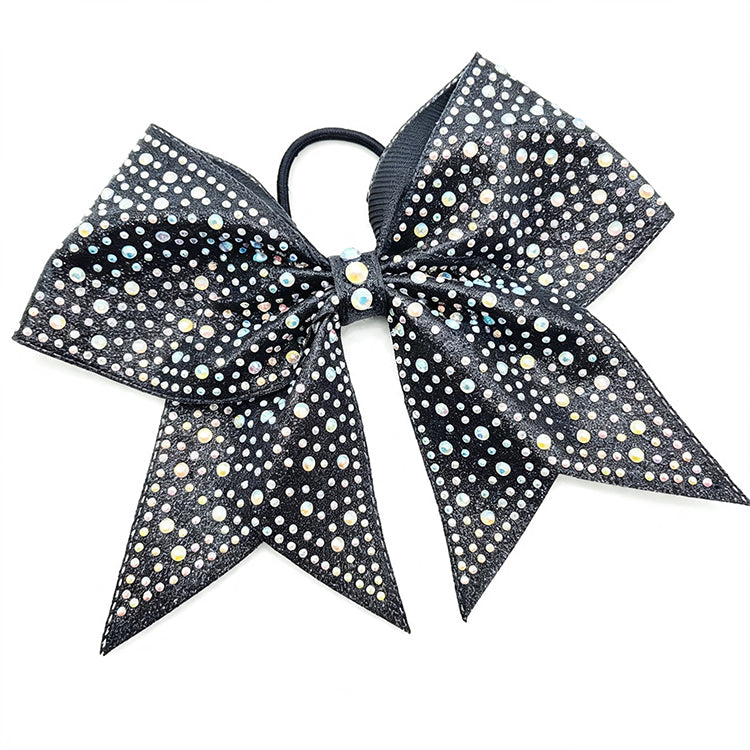 8'' Rhinestone Cheer Bow