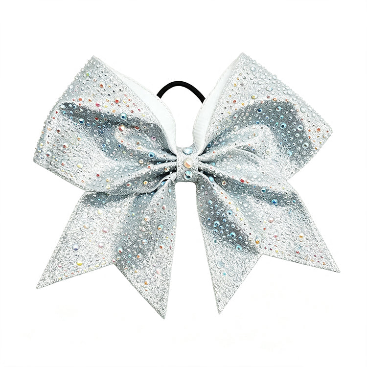 8'' Rhinestone Cheer Bow