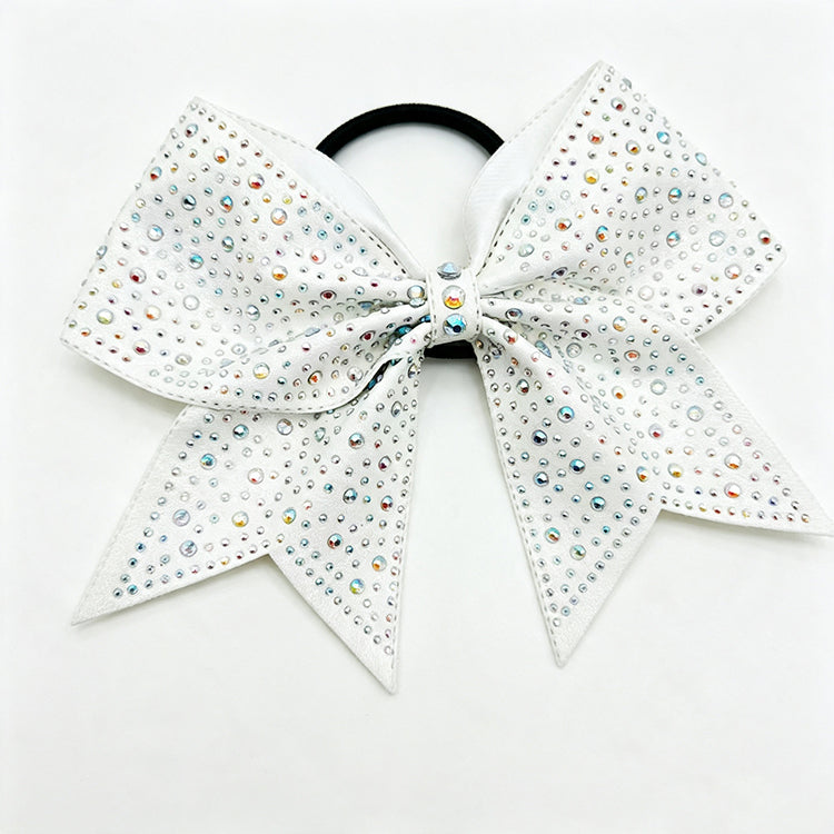 8'' Rhinestone Cheer Bow